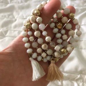 Loft set of four stretch bracelets